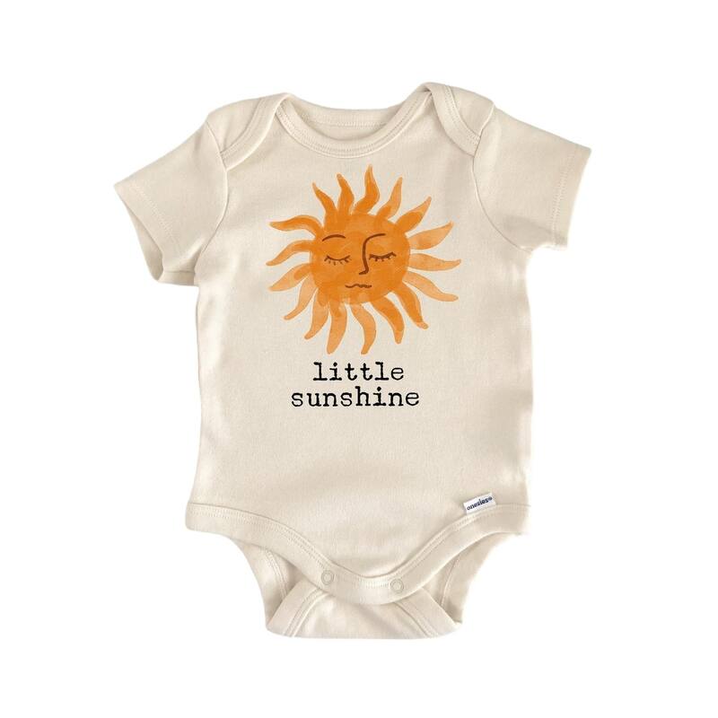 My Only Sunshine Ray - 5 Baby Boy Girl Clothes Infant Bodysuit Funny Cute Newborn - White - 6-9M