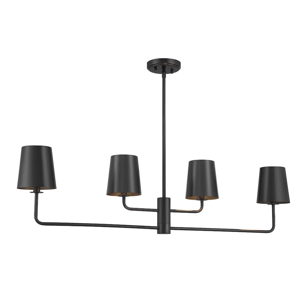 Bellevue SHCH45421 4 Light 42" Wide Linear Chandelier