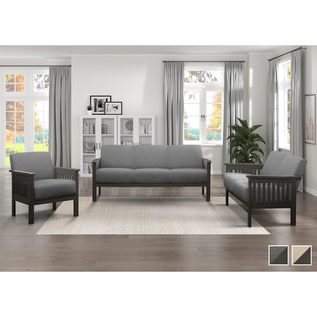 Basseri 3-Piece Living Room Sofa Set