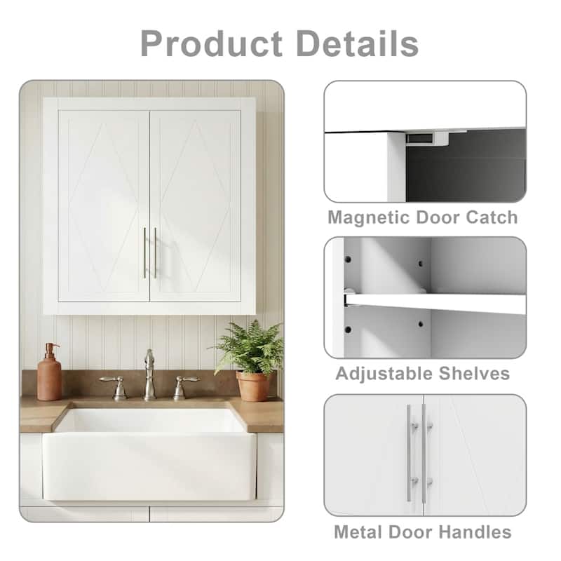 Classic Storage Cabinet with Adjustable Shelves