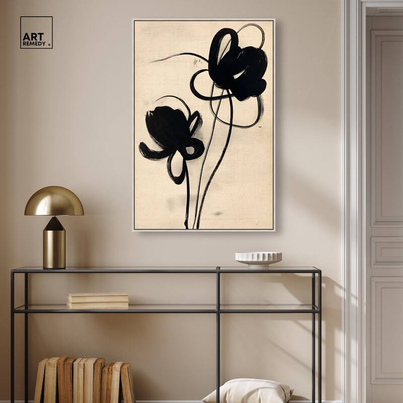 Florals in the Minimal I Canvas by Art Remedy