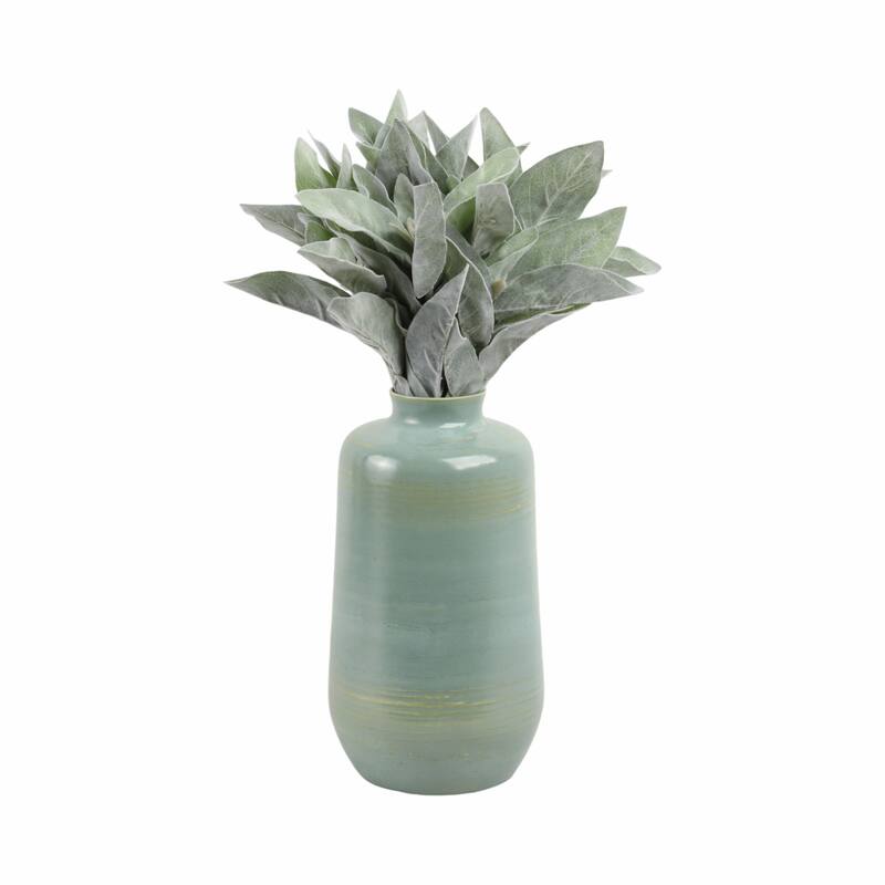 Decorative Vase - Green Ceramic Minimalist