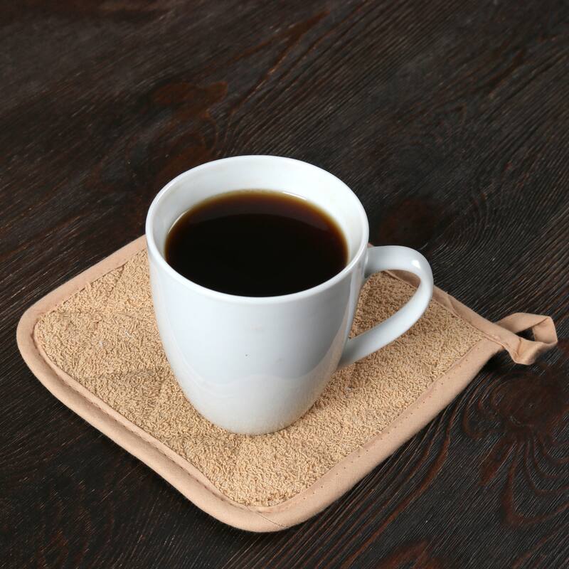 Arkwright Home 7x7 Solid Color Cotton Terry Pot Holders - Pack of 12