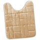 preview thumbnail 38 of 131, Clara Clark Ultra Soft Non Slip and Absorbent Bath Rug - Tiled Velvet Memory Foam Bath Mat