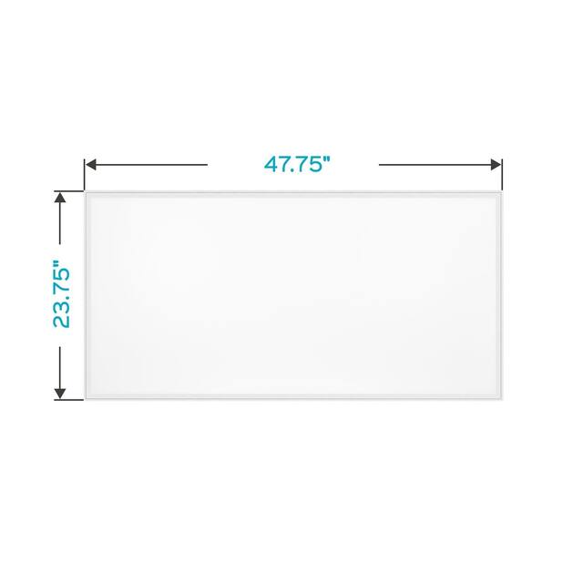 Luxrite 2x4 FT LED Flat Panel Light, 72W, 0-10V Dimmable, 24x48 Inch ...