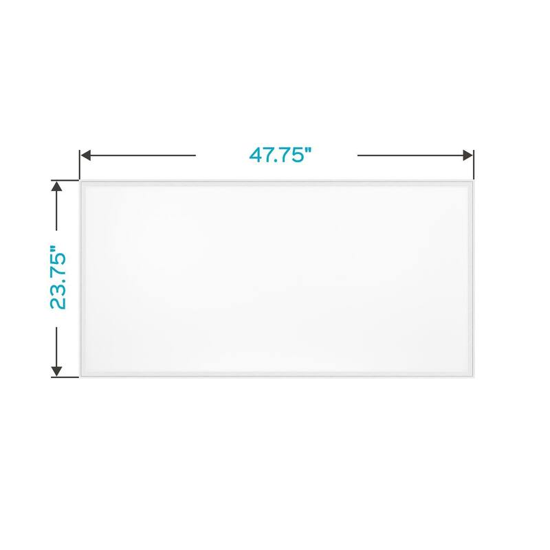 Luxrite 2x4 FT LED Flat Panel Light, 72W, 0-10V Dimmable, 24x48 Inch LED Light Panel, UL Listed, 4-Pack
