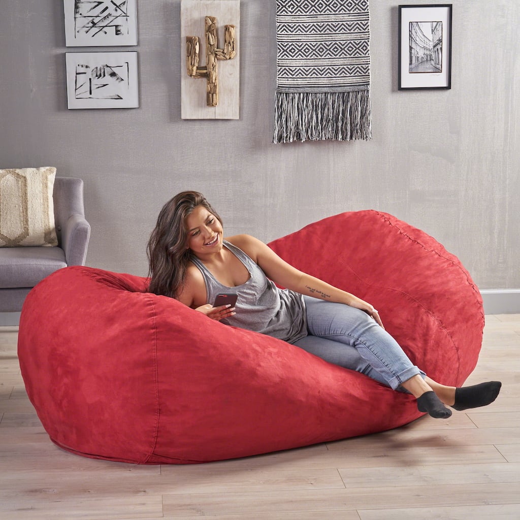 Larson 8-foot Lounge Beanbag Chair by Christopher Knight Home