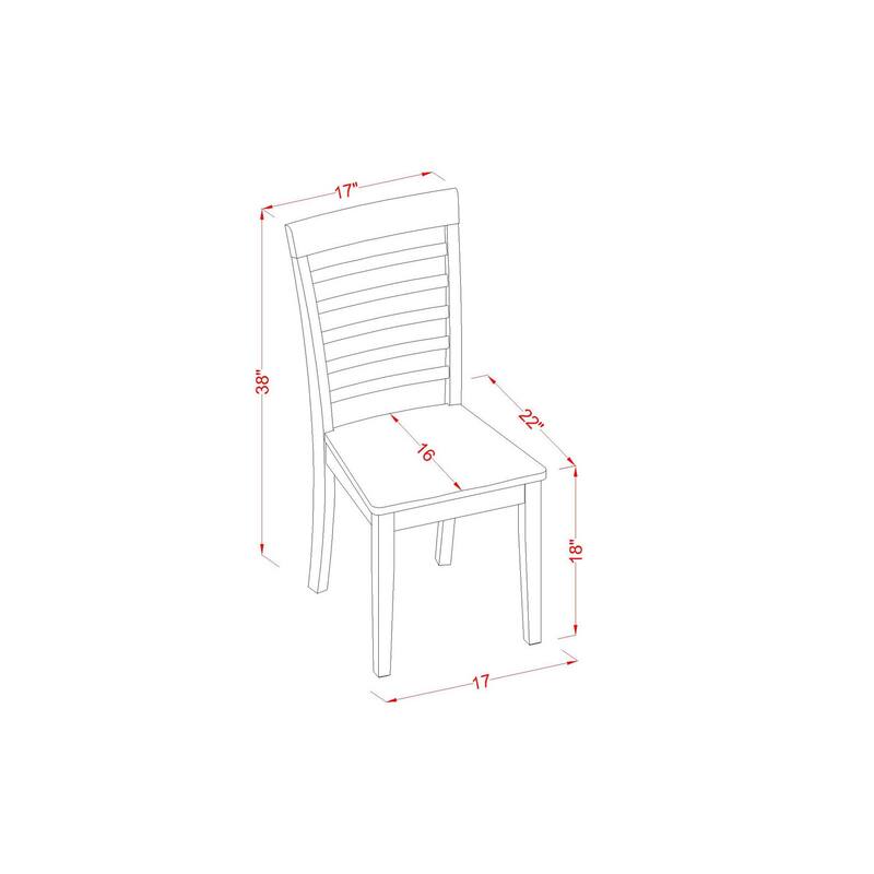 Dining Room Set Table and Chairs - Modern Kitchen Set for Home - Oval Table with 4 Chairs