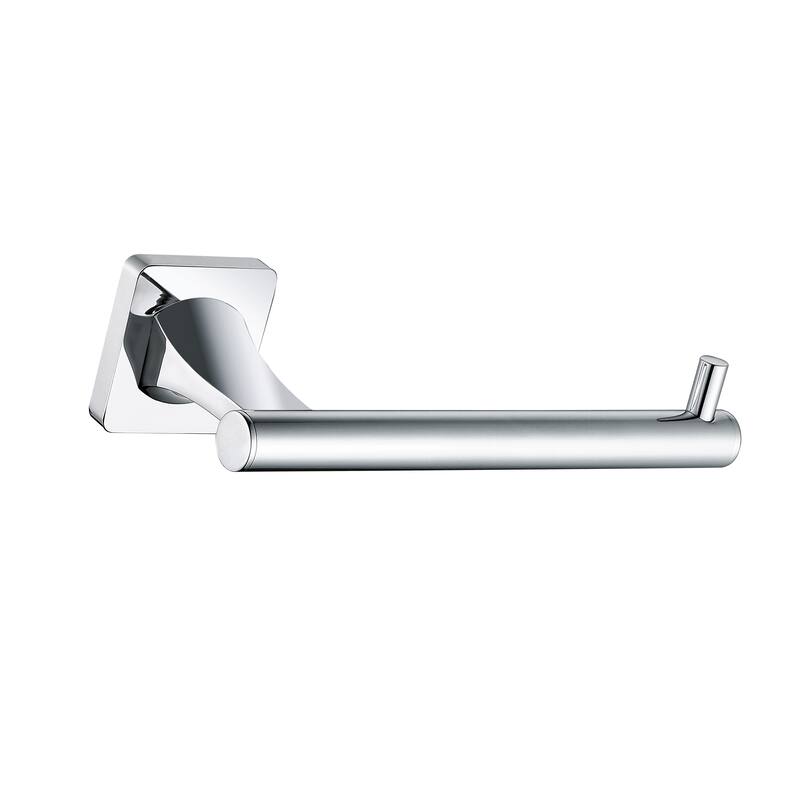 Wall Mount Toilet Paper Holder Tissue Roll Holder - Polished Chrome - Polished Chrome