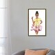 preview thumbnail 6 of 7, iCanvas "Resting Brunch Face" by Rongrong DeVoe Framed