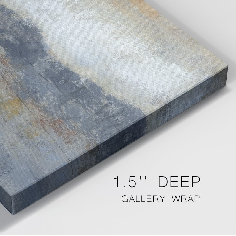 Cool Grey Horizon I Premium Gallery Wrapped Canvas - Ready to Hang