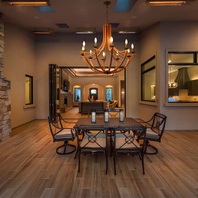 Vintage Industrial Farmhouse Chandelier Adjustable Rustic Lighting for Kitchens & Dining Rooms