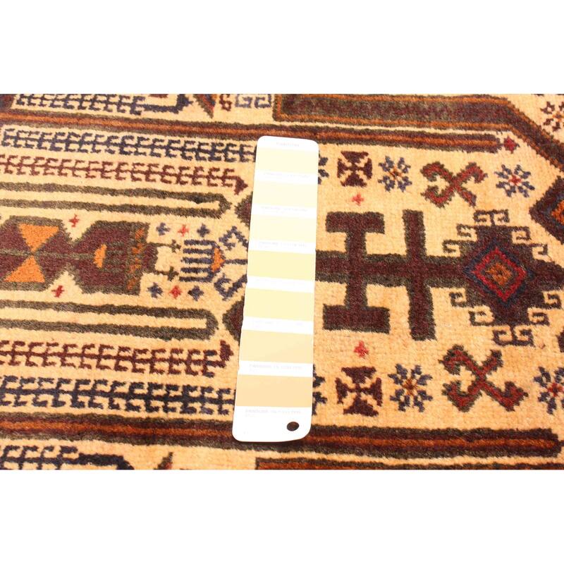 ECARPETGALLERY Hand-knotted Teimani Beige Wool Rug - 2'11 x 4'3