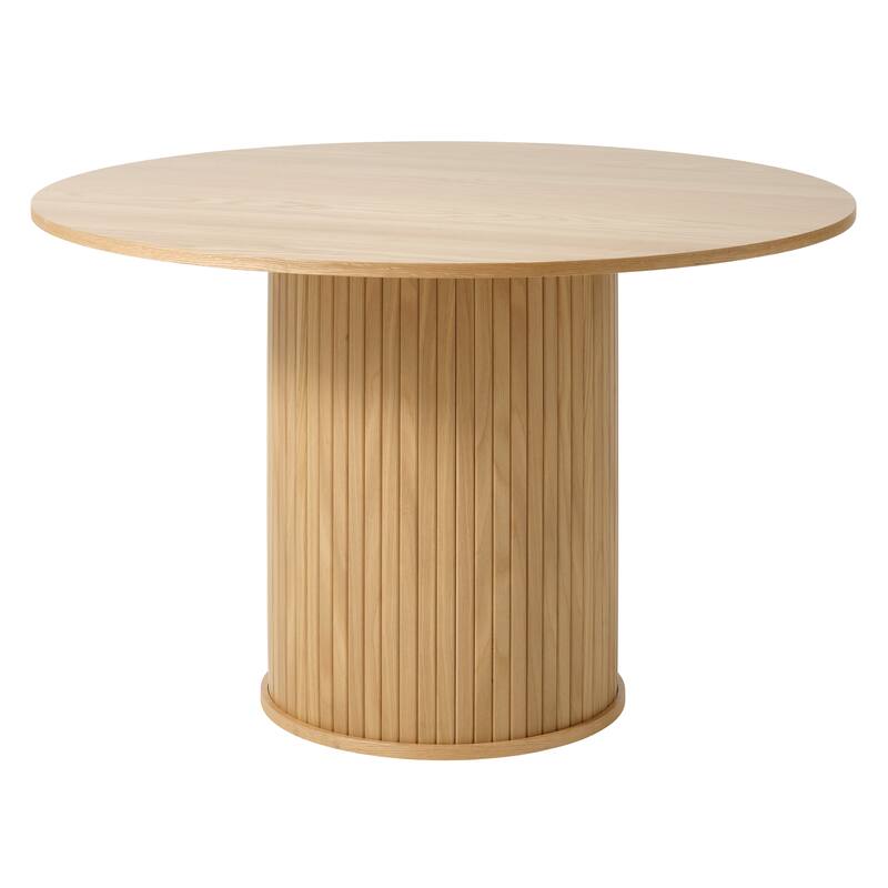 Rye Studio Nicola Mid-Century Modern Pedestal Dining Table
