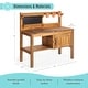 preview thumbnail 2 of 8, Martha Stewart Kids Outdoor Potting Bench