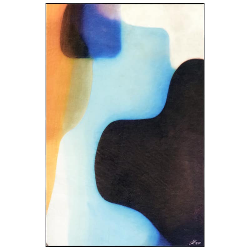 Interlocking V, Hand Washable Abstract Art Area Rug, power-loomed, 100% polyester, 2mm pile, non-slipping back