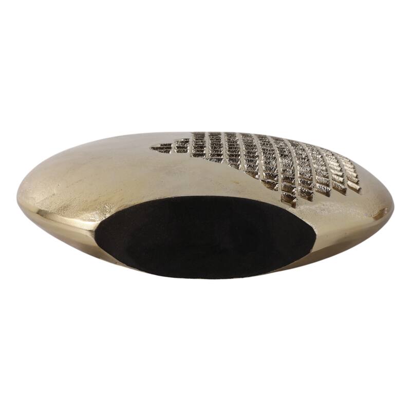 Metal Vase Modern Glam Decorative Accent Interior Decor - 14" Gold