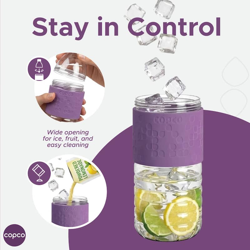 Copco Hydra Tritan Water Bottle Leak Proof & Dishwasher Safe