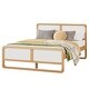 preview thumbnail 4 of 5, Modern Style Queen Size Solid Wood Platform Bed