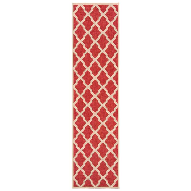 SAFAVIEH Linden Shirleyann Trellis Indoor/ Outdoor Patio Backyard Rug