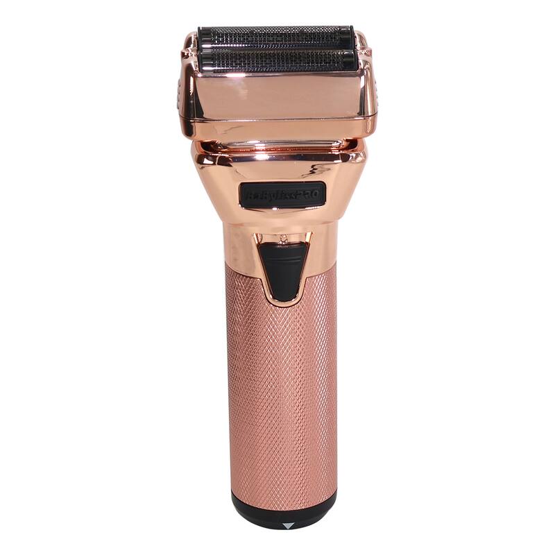 BaByliss Pro FXONE ROSEFX All-Metal Interchangeable-Battery Shaver FX79FSRG + Fade Brush + BaByliss Pro 9" Comb