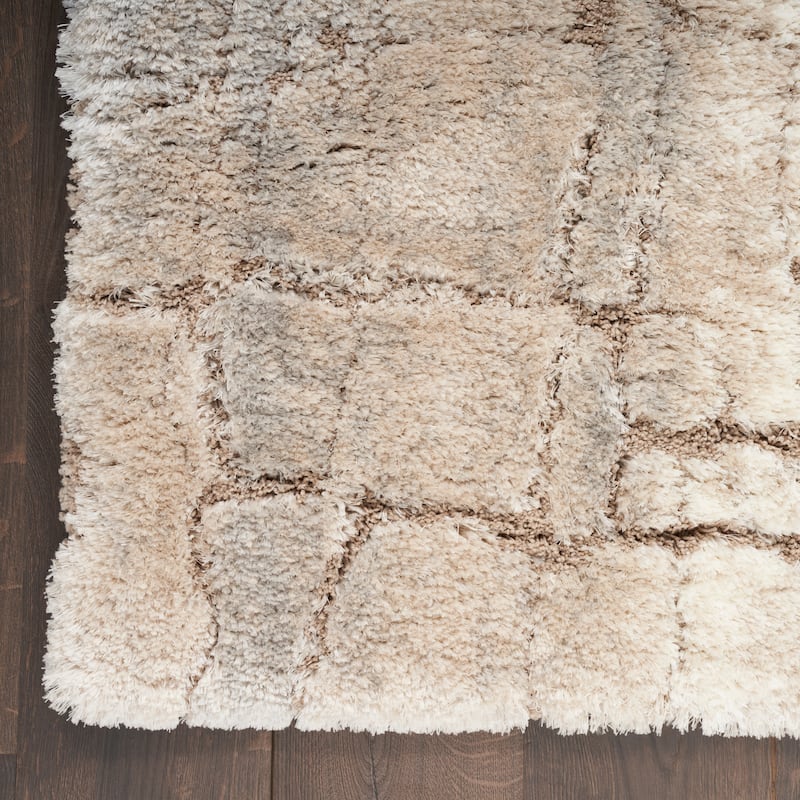 Nourison Luxurious Shag Ultra Plush Glam Abstract Area Rug