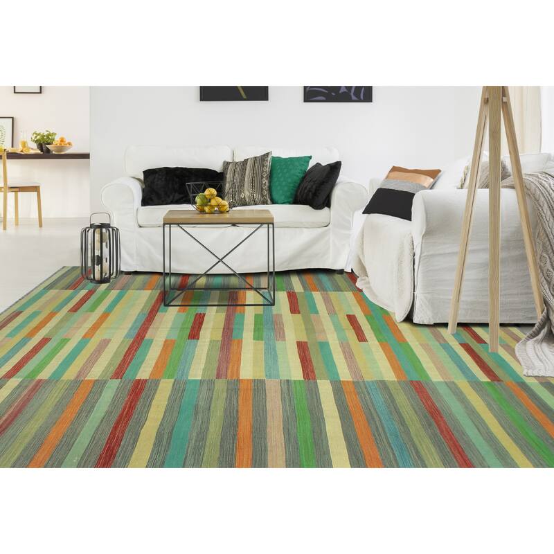 Noori Rug Winchester Flatweave Selena Beige/Burgundy Rug - 9'11" x 12'9"