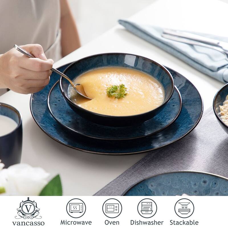 vancasso BUBBLE Stoneware Dinnerware Set