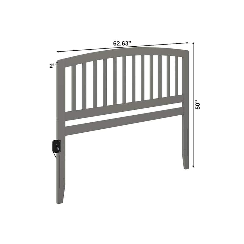 AFI Richmond Headboard with Attachable Charger