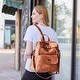 preview thumbnail 8 of 6, Ladies Casual Shoulder Bags Brown - 12x7x11"