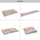 preview thumbnail 6 of 4, LOOM & LUXE Beige Washable Runner Rug - 120" D x 30" W x 0.14" H