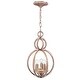 preview thumbnail 3 of 3, Garland 3 Light Crystal Bead Mini Chandelier - 9.5'' W x 15.5'' H