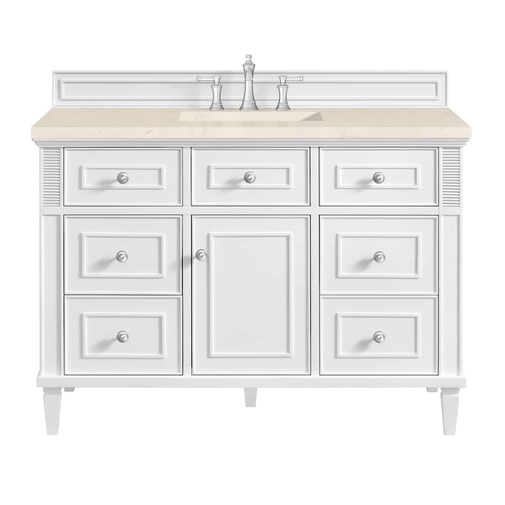James Martin Vanities 424-V48-3EMR Lorelai 48" Single Basin Wood