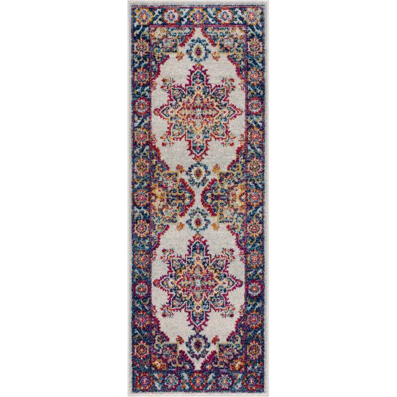 Hauteloom Istanbul Collection Vintage Oriental Traditional Medallion Area Rug