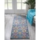 preview thumbnail 50 of 178, Nourison Passion Boho French Country Floral Area Rug. 1' 10" x 6' - Denim - Runner