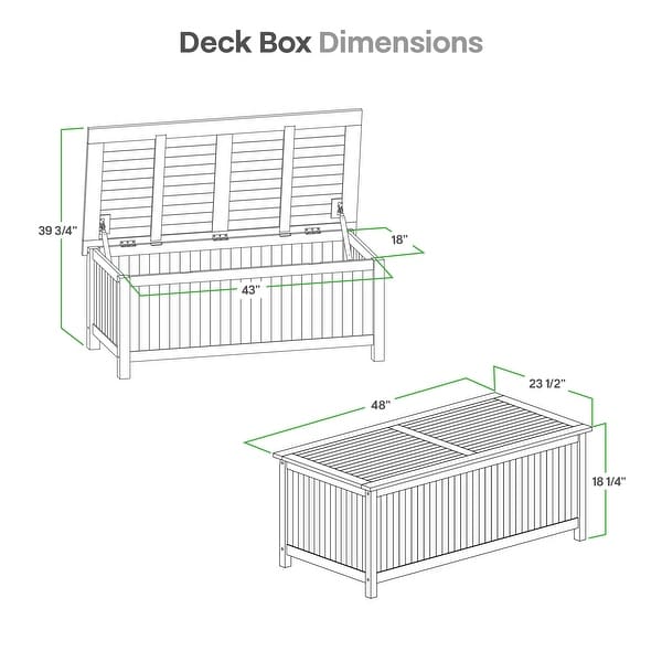 こみっくトレジャー28 CANVAS+GARDEN スリーブ3種セット Cambridge Casual Kikori 48-inch Teak Outdoor Storage Box - On Sale
