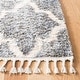 preview thumbnail 6 of 16, SAFAVIEH Berber Fringe Shag Melva Trellis Rug