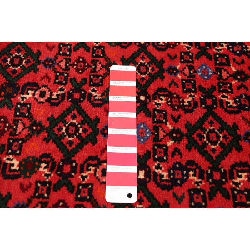 ECARPETGALLERY Hand-knotted Andelz Red Wool Rug - 2'8 x 9'8