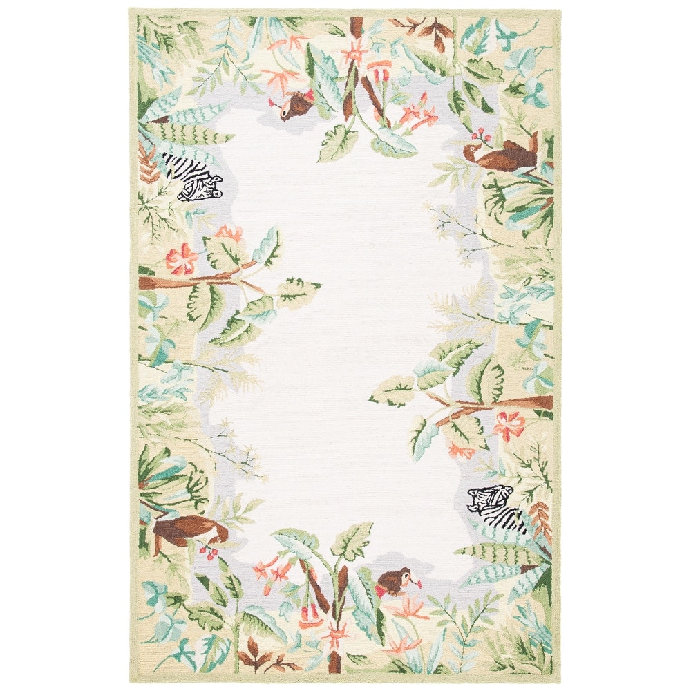 SAFAVIEH Handmade Chelsea Sefkije French Country Fruit Wool Rug