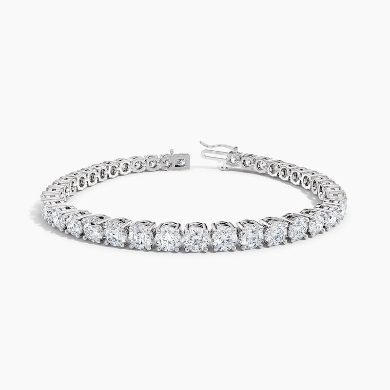 Auriya 14K Gold Lab Grown Round Diamond Tennis Bracelet 10.25 ct. tw. (F-G VS)