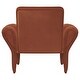 preview thumbnail 7 of 10, Liana Upholstered Flared Arm Accent Armchair Rust Orange