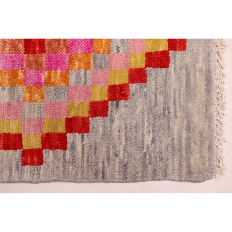 ECARPETGALLERY Hand-knotted Shalimar Grey Wool Rug - 7'11 x 10'0