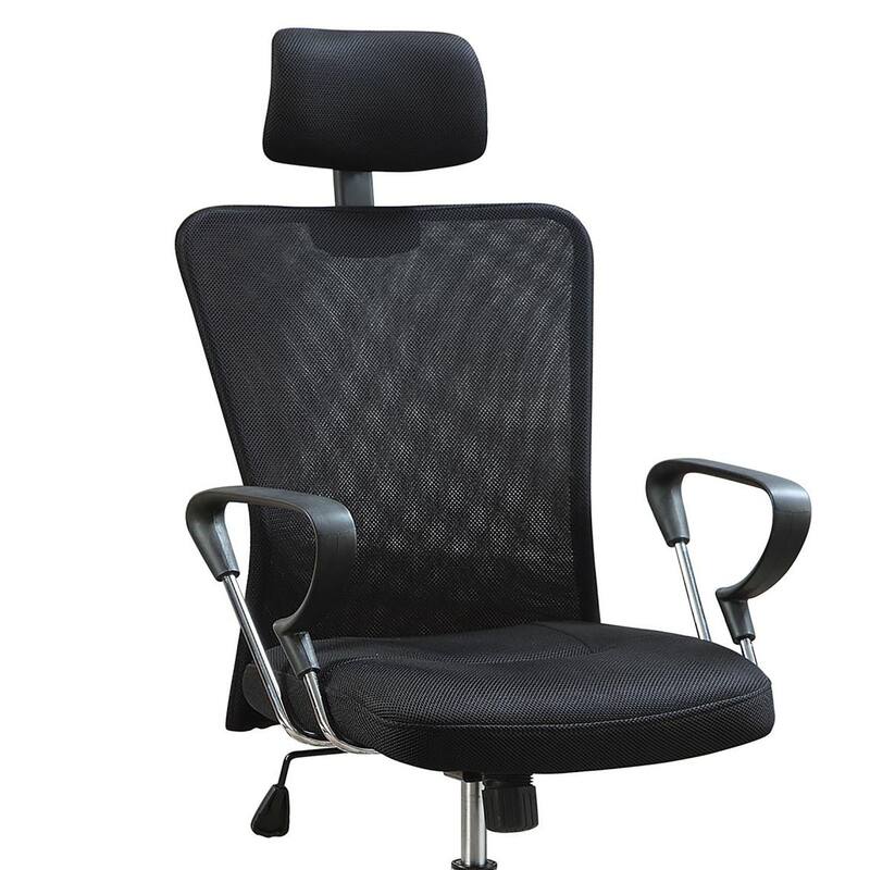 Adjustable Mesh Office Chair with Ergonomic Design and Enhanced Mobility