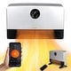 preview thumbnail 1 of 6, 1500W Stand/Wall Mounted Electric Space Heater with WIFI Remote