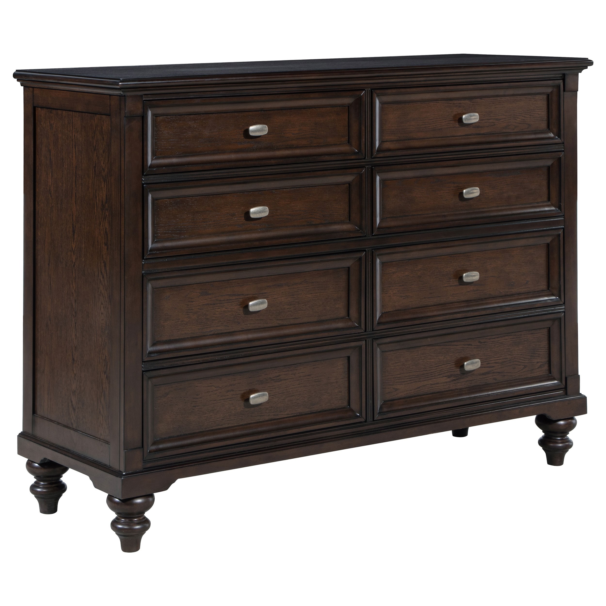Andover 8-drawer Dresser Dark Oak