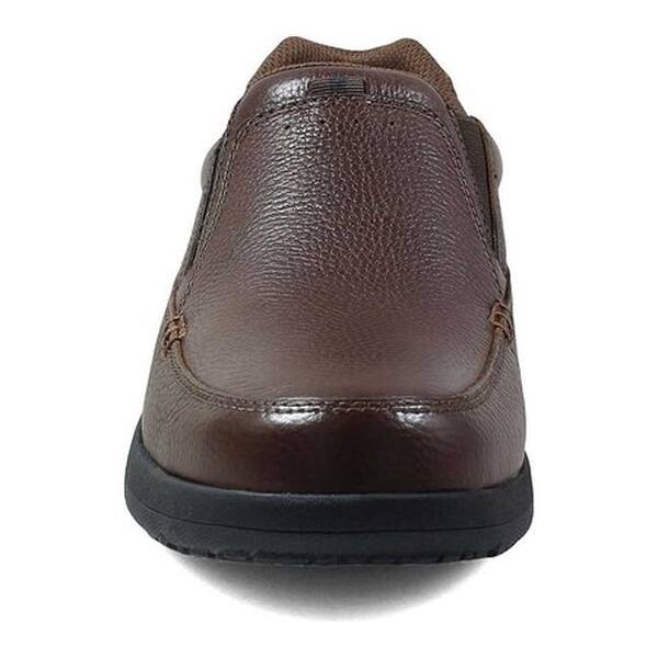Shop Nunn Bush Men S Cam Moc Toe Slip On Brown Tumbled Leather