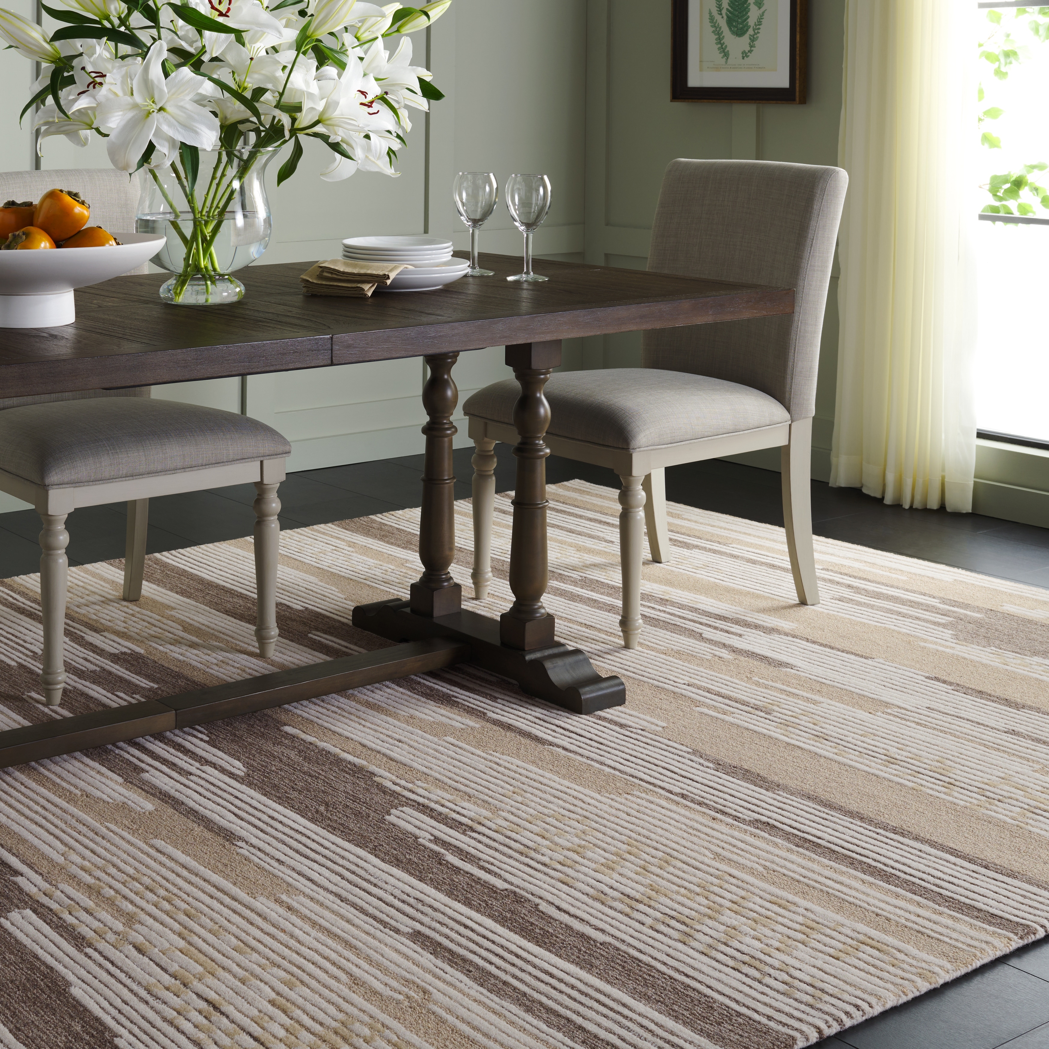 Martha Stewart by SAFAVIEH Radostina Rustic Stripe Wool Rug