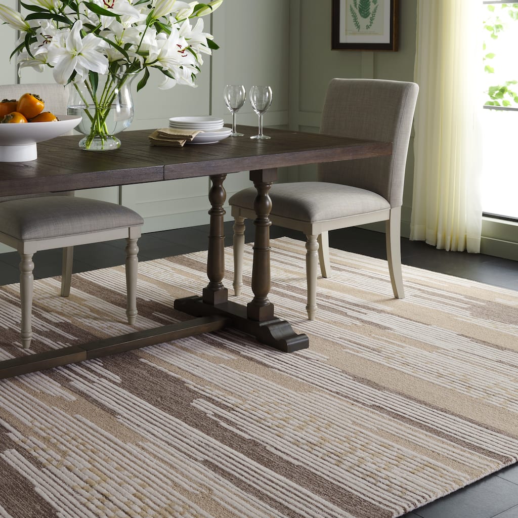 Martha Stewart by SAFAVIEH Radostina Rustic Stripe Wool Rug