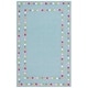 preview thumbnail 15 of 22, SAFAVIEH Handmade Kids Destini Dots Wool Rug 4' x 6' - Blue/Pink