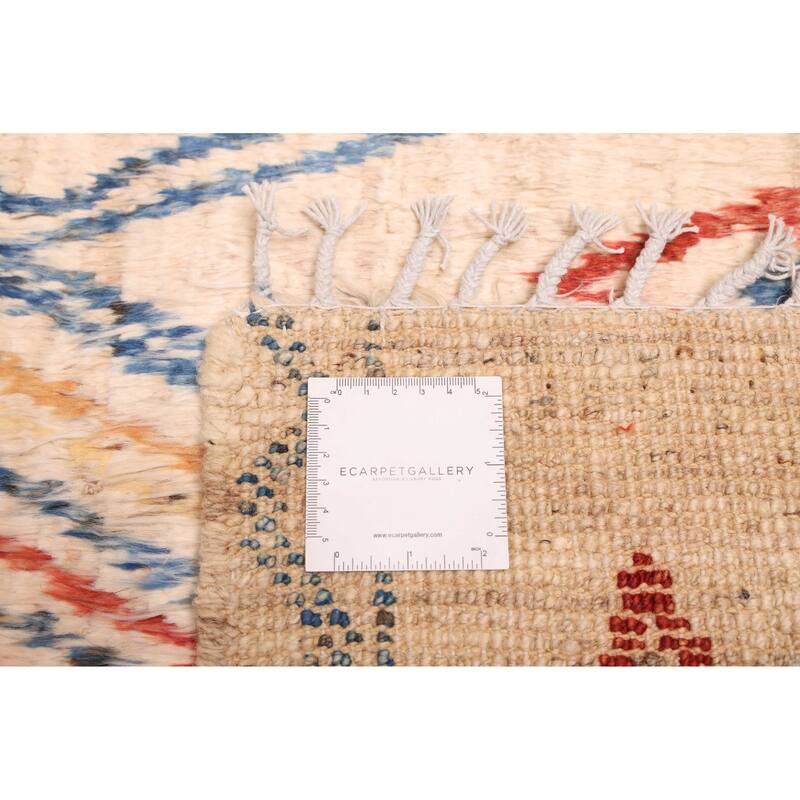 ECARPETGALLERY Hand-knotted Pak Finest Marrakesh Cream Wool Rug - 5'0 x 6'8